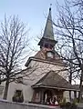 Le temple du village de Jussy.