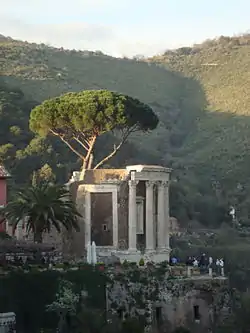 Le temple antique romain de la Vesta