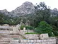 Massif du djebel Zaghouan adossé au Temple de l'eau.