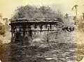 Temple à Lonar dans les années 1860