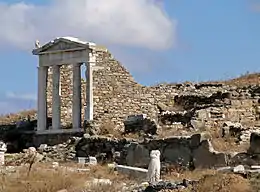 Ruines du temple d'Isis.