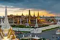 Temple of the Emerald of buddha or Wat Phra Kaew (cropped)