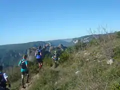 Le chaos de Roques Altès sur le Grand Trail des Templiers 2014