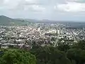 Temuco vu depuis la colline de Cerro Ñielol.