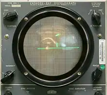 Oscilloscope sur lequel se joue Tennis For Two.