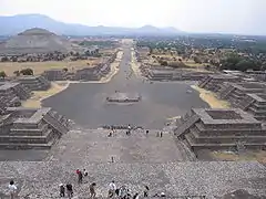 Teotihuacan, ville préhispanique.
