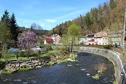 La rivière Teplá à Březová.