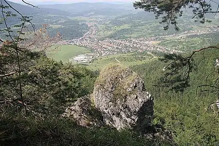 Terchová vue depuis Obšivanka.