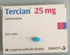 Boîte de Tercian 25 mg (France)