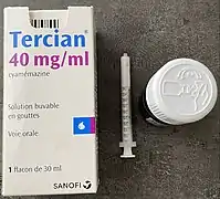 Tercian en solution buvable 40 mg/ml 30 ml (France)