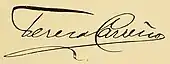 signature de Teresa Carreño