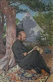 Le Compositeur Komitas, 1913. Peinture à l'huile sur toile, 80x53 cm