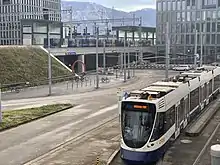 La station Lancy-Pont-Rouge, gare de la ligne 17.