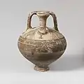 Cypriot stirrup jar, Late Cypriot III B ca. 11th century BC (The Met's date)