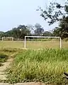 Le terrain de football du village