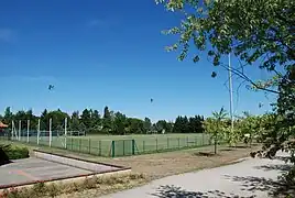 Terrain de football de Vigoulet entrée