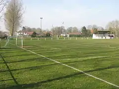 Terrain de football.