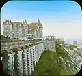 La terrasse Dufferin et le Château Frontenac vers 1895.