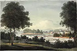 Terrebonne, le 26 octobre 1810aquarelle de George Heriot (1759-1839)