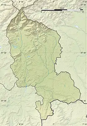 voir sur la carte du territoire de Belfort
