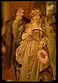 Chromolitographie de Henry Irving et Ellen Terry dans Much Ado About Nothing.