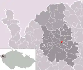 Localisation de Těšovice
