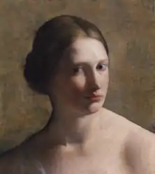 Tête de Femme d’Orazio Gentileschi, entre 1630 et 1636, coll.privée.