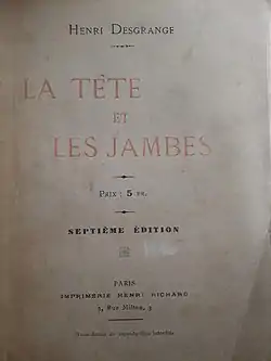 Image illustrative de l’article La Tête et les Jambes (livre)