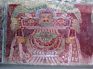 Fresque de Tetitla à Teotihuacán.