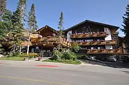 Alpenhof Lodge, un hôtel situé à Teton Village.