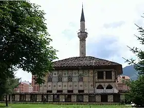 La mosquée peinte de Tetovo.