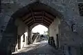 Entrée du corps de ferme du vieux château.