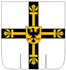 Aigle impérial aux armoiries du grand maître de l'Ordre teutonique (XVIe siècle)