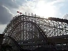 Texas Cyclone à Six Flags Astroworld