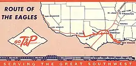 illustration de Texas and Pacific Railway