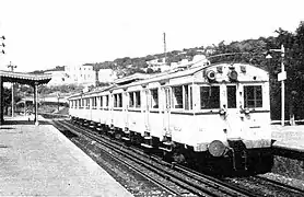 TGM en gare de Sidi Bou Saïd (1960).