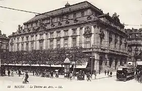 Le théâtre des Arts de Rouen, détruit en 1940-1944.