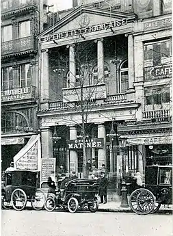 Théâtre des Variétés à Paris en 1900.