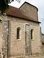 Extérieur de la chapelle Sud et le réduit fortifié