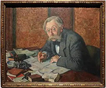 Portrait d'Émile Verhaeren (Théo van Rysselberghe).