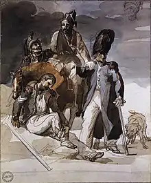 Soldats blessés retraite de Russie (vers 1814), musée des Beaux-Arts de Rouen.