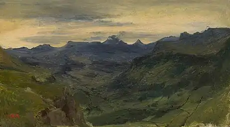 La Vallée de Saint-VincentThéodore Rousseau, 1830National Gallery, Londres