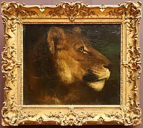 Tête de lionneThéodore Géricault