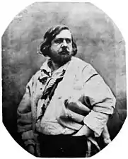 Théophile Gautier photographié par Nadar en 1856.