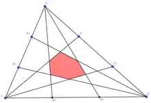 figure géométrique montrant un triangle.