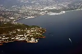 Vue aérienne de Théoule-sur-Mer et La Napoule.