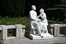 Thérèse et son père (1931), jardin des Buissonnets