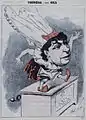 Caricature par André Gill (1873).