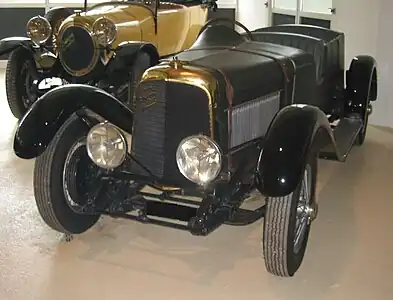 Voiture Th. Schneider de 1926 préservée au musée de Rochetaillée-sur-Saône.