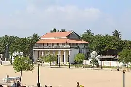 Résidence du gouverneur danois, sur le Parade Ground.